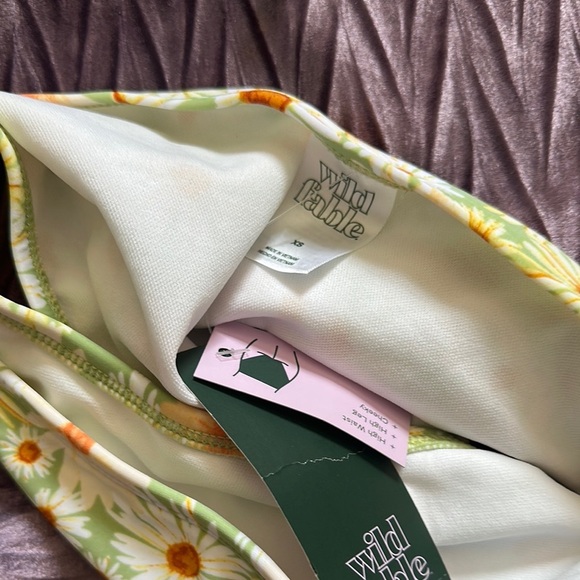 Wild Fable Floral Bikini Set - Green and Orange - Picture 5 of 7